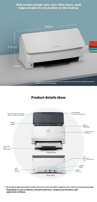 HP High-Speed Automatic Double Sided A4 Color Scanner 2000s2 5000s5 5000s4 7000s3 Printers USB Stock Scanning Documents