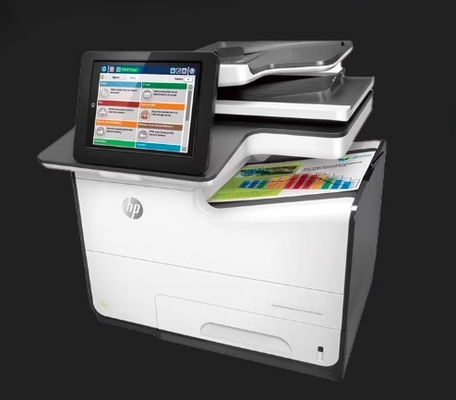 HP 58650 Commercial A4 Color Inkjet Printer All-in-One Machine USB Interface Flatbed Scanner 57750 Page Wide Copy Scan Stock!